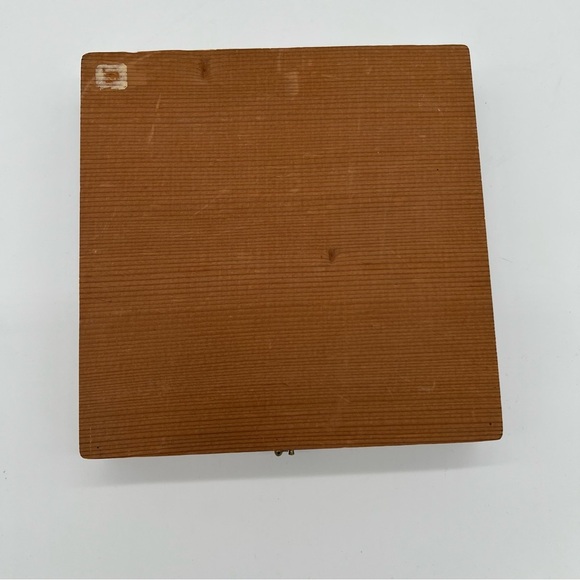 Vintage Wooden Bridge Set – Unused Playing Cards – Floral Box – Complete - Picture 8 of 8